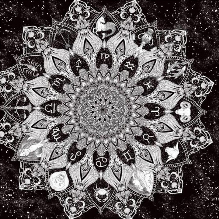 Olivenorma Black Fancy Wall Hanging Decoration for Bedroom Tapestry - image 4