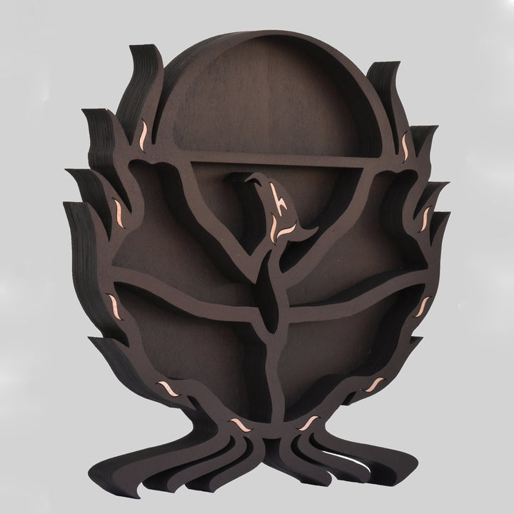 Olivenorma Phoenix Shaped Wall Decoration Handmade Crystal Stand - image 4