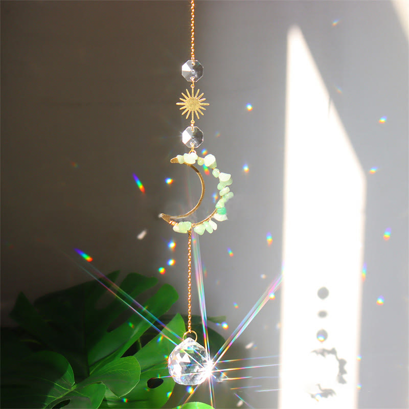 Olivenorma Moon Suncatcher Wall Hanging Wind Chime - image 10