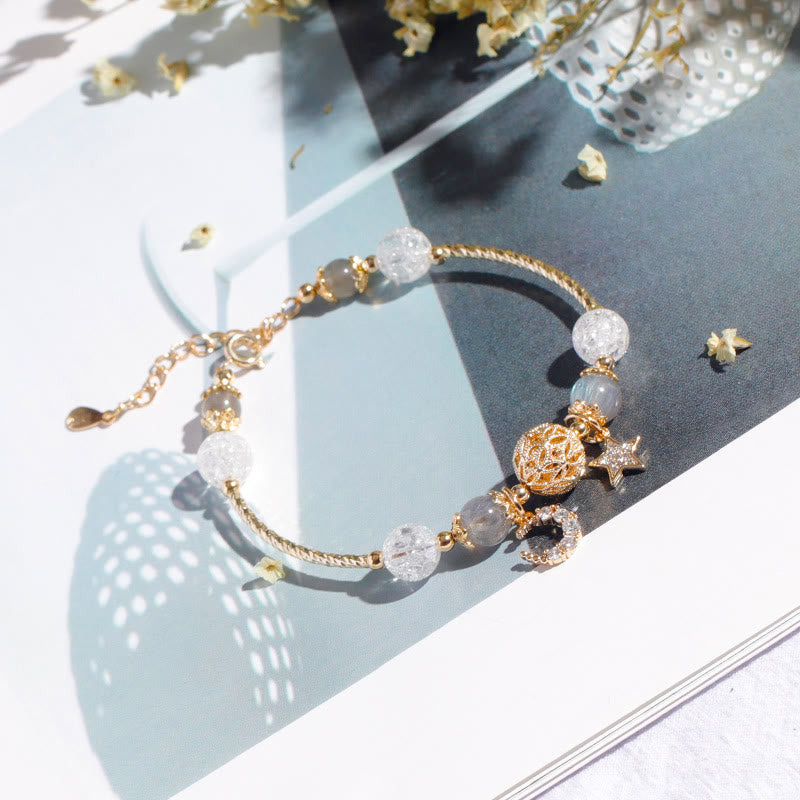 Olivenorma Labradorite Moon Star Crystal Bracelet - image 6