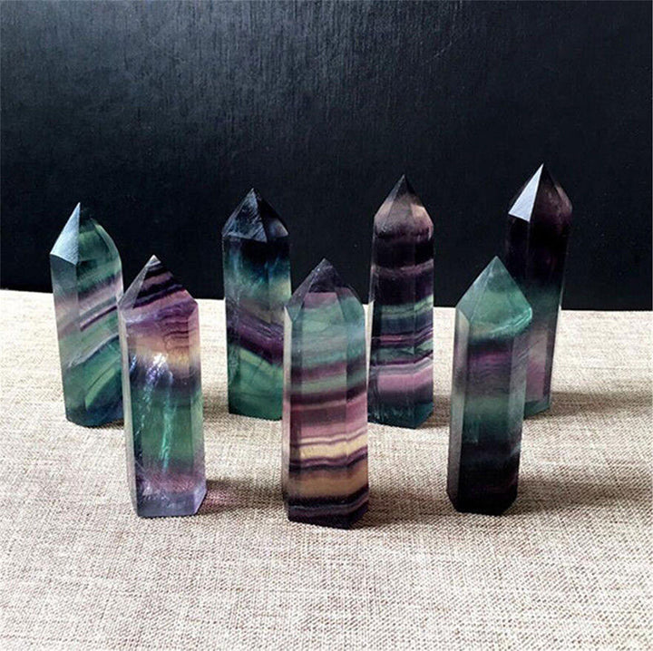 Fluorite Natural Crustal Reki Crystal Wands - image 1
