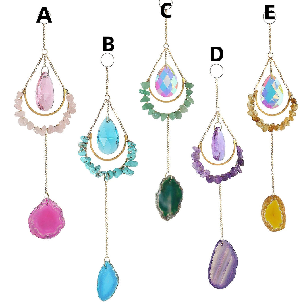 Olivenorma Crystal Suncatchers Moon Boho Decor Wind Chime - image 21
