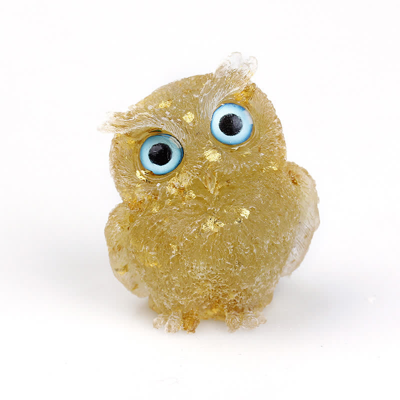 FREE Today: Natural Crystal Owl Healing Gemstone Decoration - Citrine+Foil - image 40