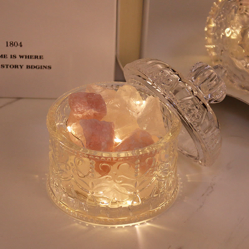 Olivenorma Diffuser Stone Carved Glass Cup Crystal Aromatherapy Lamp - image 5