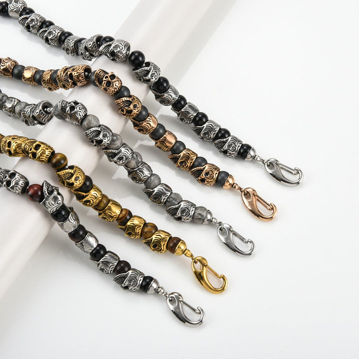 Olivenorma Natural Tiger Eye Handmade Stainless Steel Bracelet - image 41