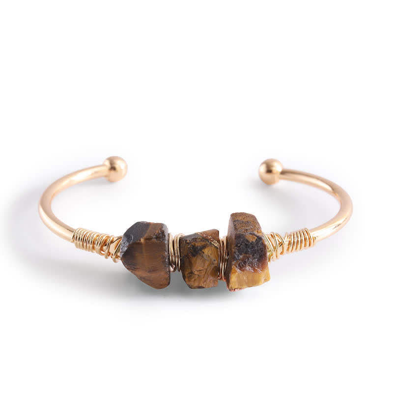Olivenorma  Vintage Raw Crystal Gemstone Bracelet - image 20
