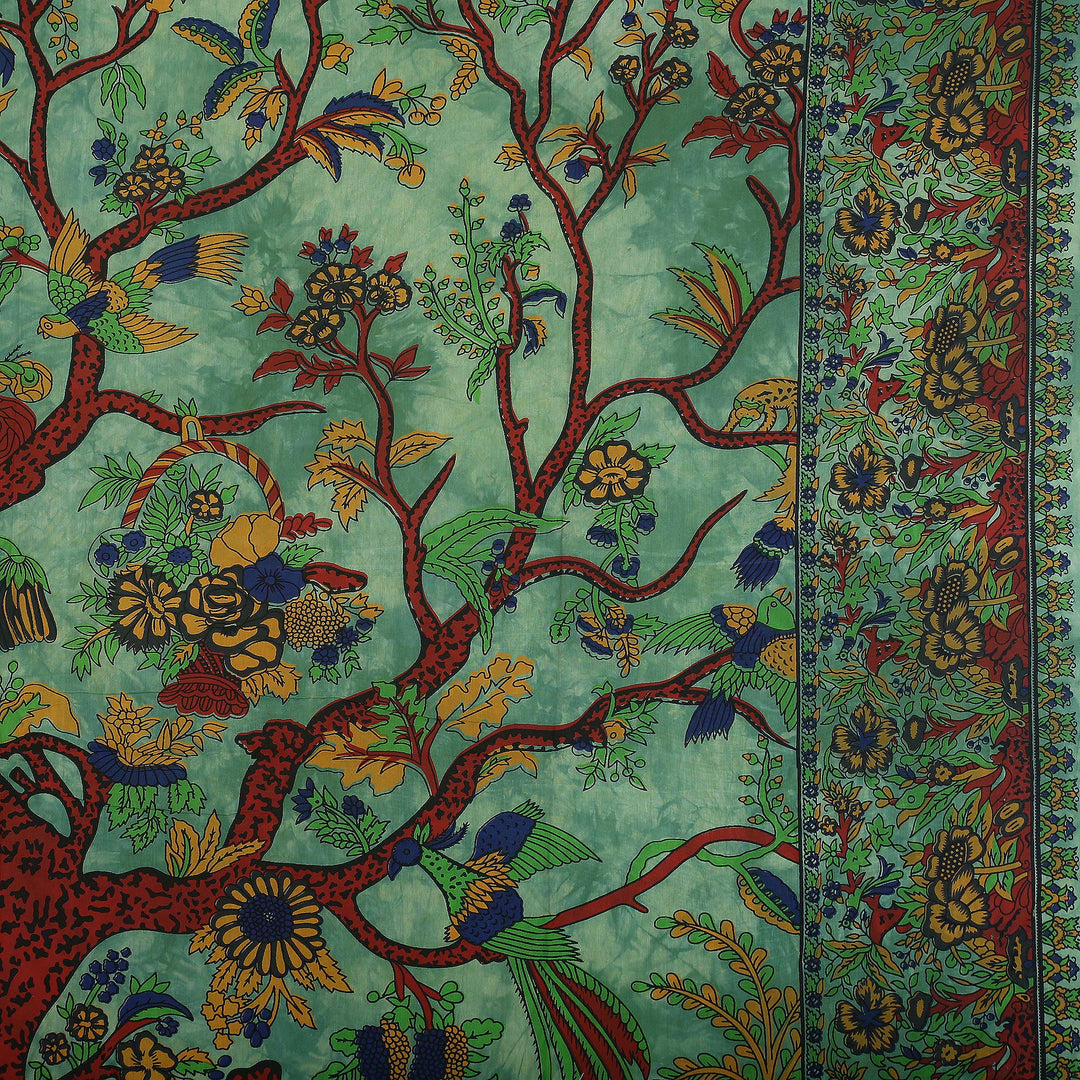 Olivenorma Green Tree Of Life Wall Hanging Psychedelic Tapestry - image 3