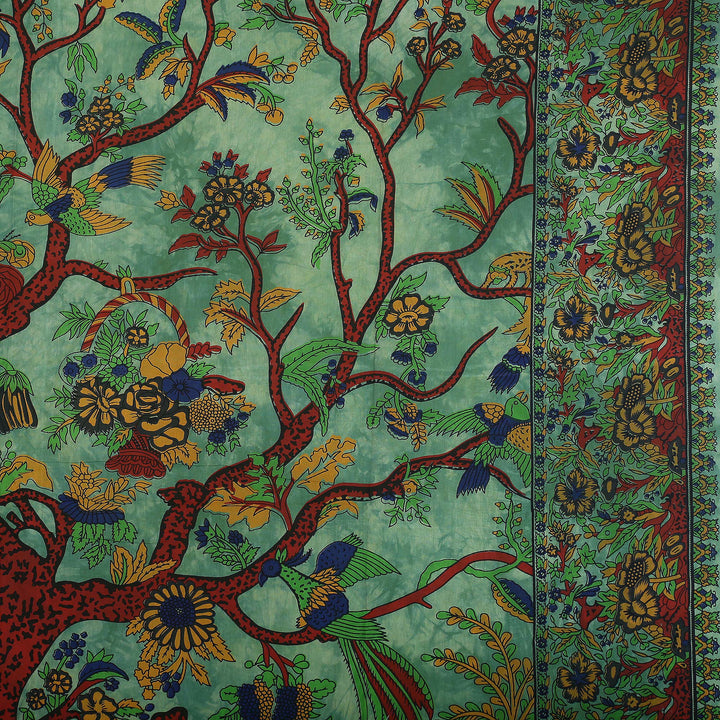 Olivenorma Green Tree Of Life Wall Hanging Psychedelic Tapestry - image 3