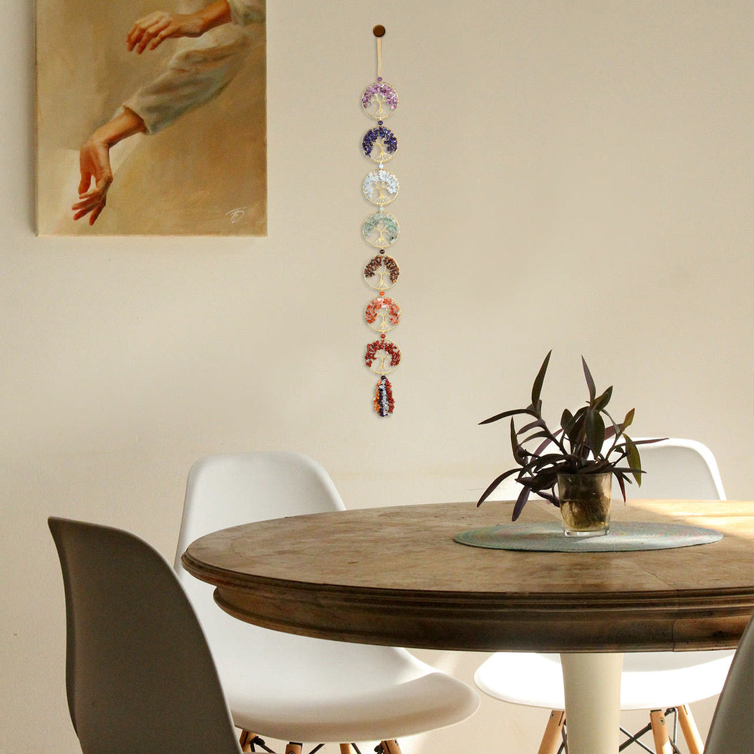 Olivenorma 7 Chakra Crystal Fengshui Tree Of Life Wall Decor - image 3
