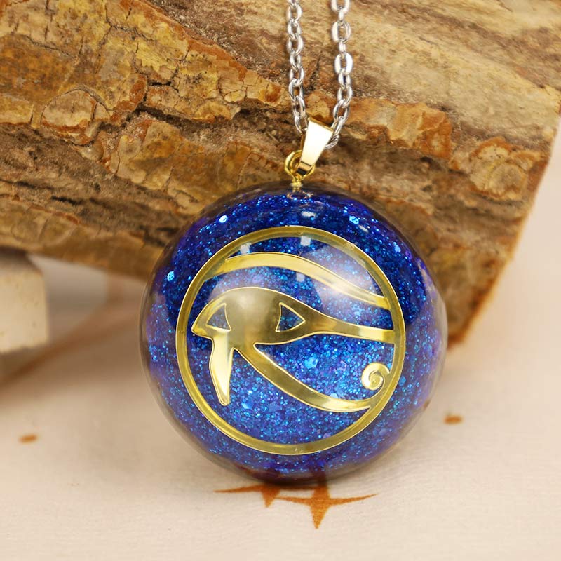 Olivenorma Lapis Lazuli Eye Of Harus Protection Necklace - Lapis Lazuli - YES PLEASE $8 - image 0