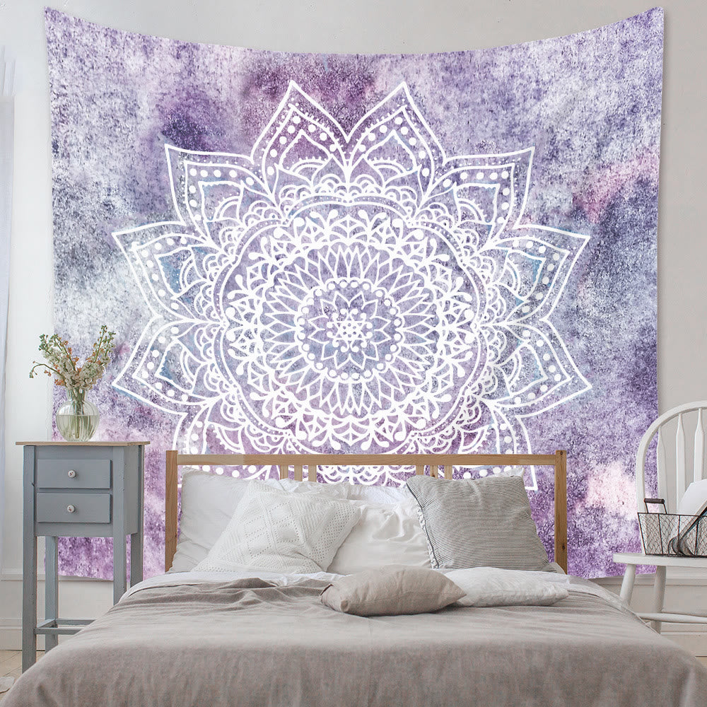 Olivenorma Mandala Flower Wall Hanging Tapestry - Polyester - Mandala Flower#6 - 90.55"*70.86"(230*180cm) - image 5