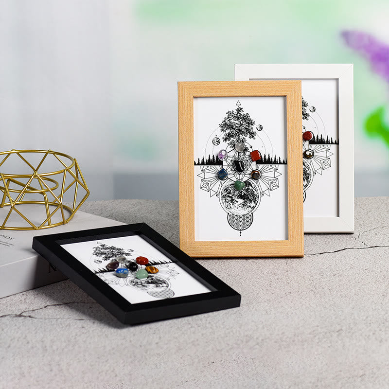 Olivenorma Tree Of Life Pattern Chakra Photo Frame Decoration - image 9