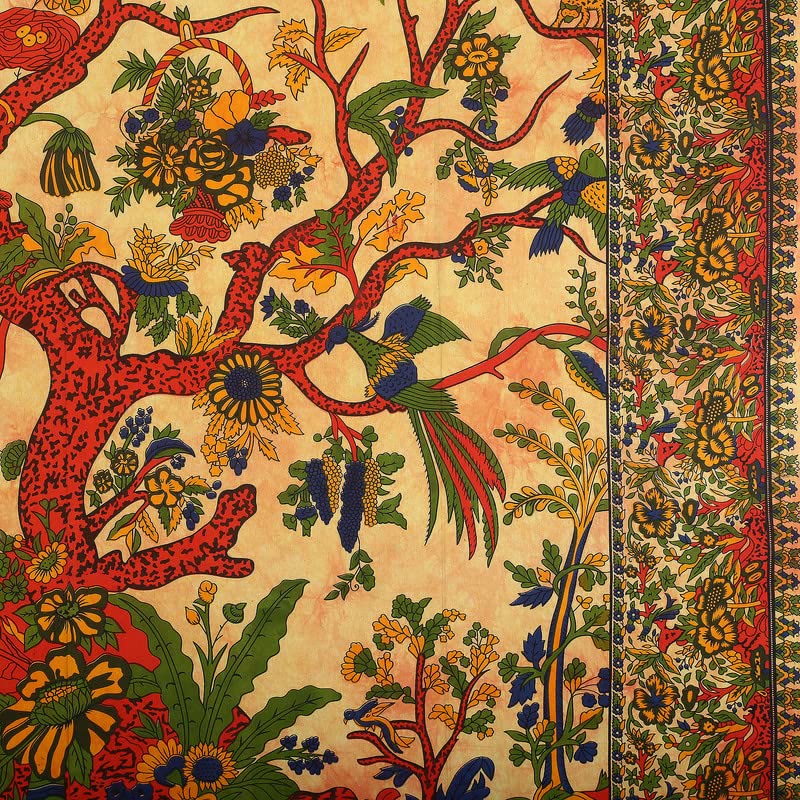 Olivenorma Green Tree Of Life Wall Hanging Psychedelic Tapestry - image 32