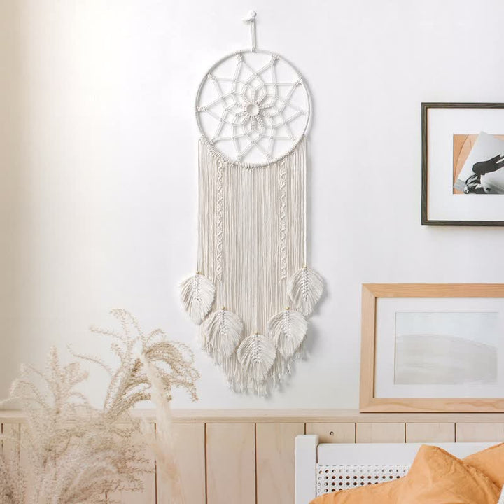 Olivenorma Boho Lotus Peace Dream Catchers - 5 Leaf - image 8