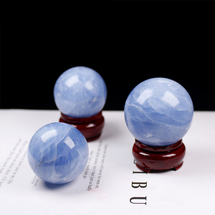 Olivenorma Lapis Lazuli Healing Decoration Crystal Sphere - Lapis Lazuli - 6cm - image 0