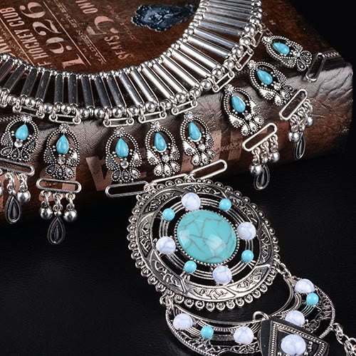 Olivenorma Bohemian Gem-Set Body Chain Necklace - image 4