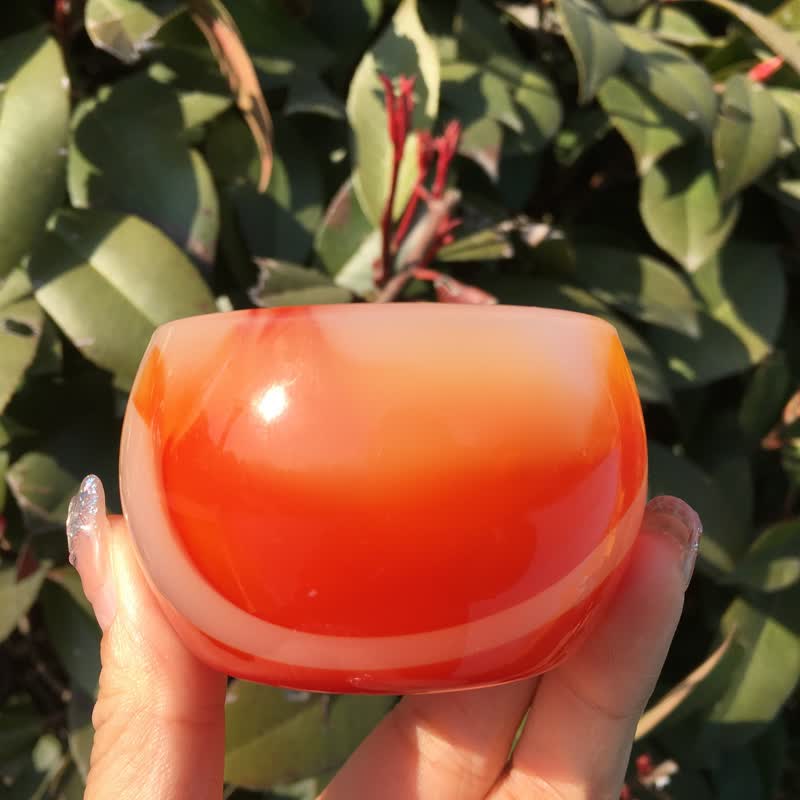 Olivenorma Carnelian Bowl Energy Crystal Decoration - image 3