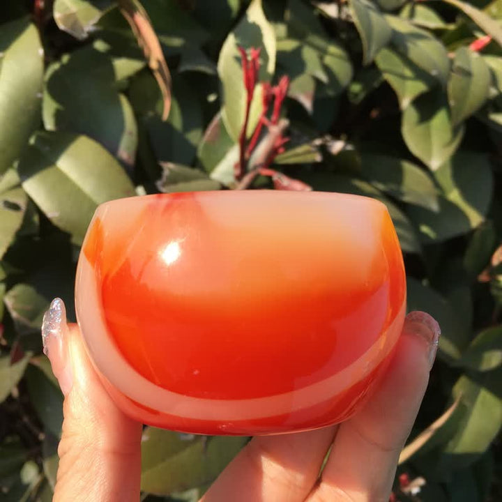 Olivenorma Carnelian Bowl Energy Crystal Decoration - image 3