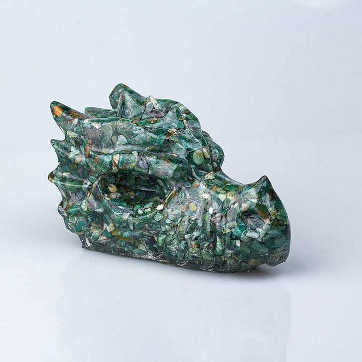 Olivenorma Crystal Epoxy Faucet 1kg Ornament Gemstone Decoration - African Turquoise - image 23