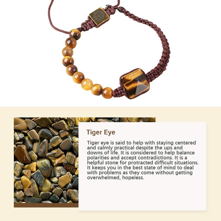 Natural Tiger Eye Protection Bracelet - image 2
