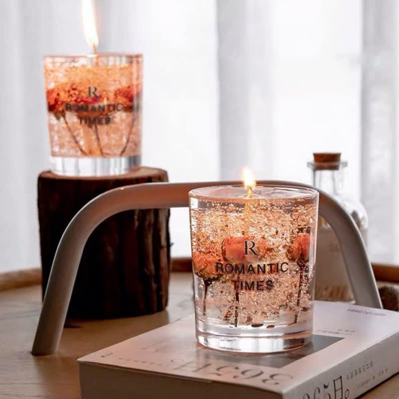 Olivenorma Romantic Real Flower Aromatherapy Candle - image 5