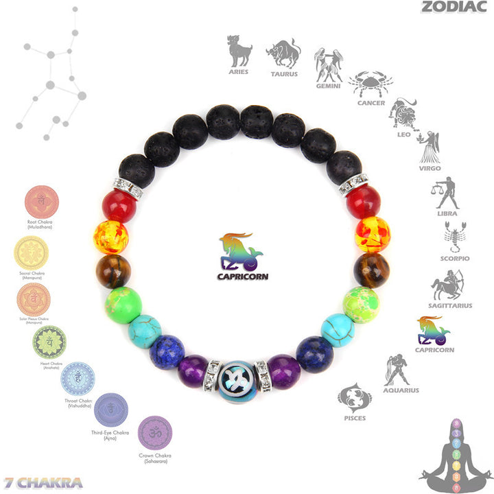 Olivenorma Chakra Twelve Zodiac Bracelet - Capricorn - image 14