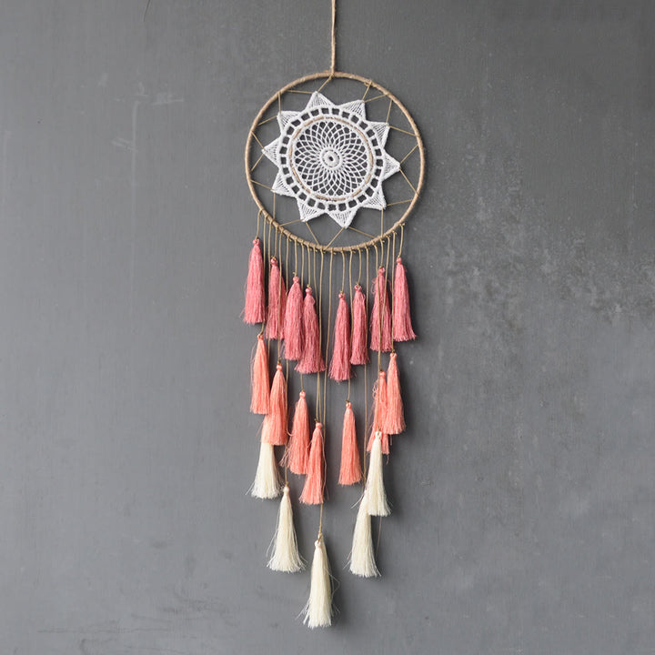 Olivenorma Braided Lace Tassel Pendant Dream Catcher - image 2
