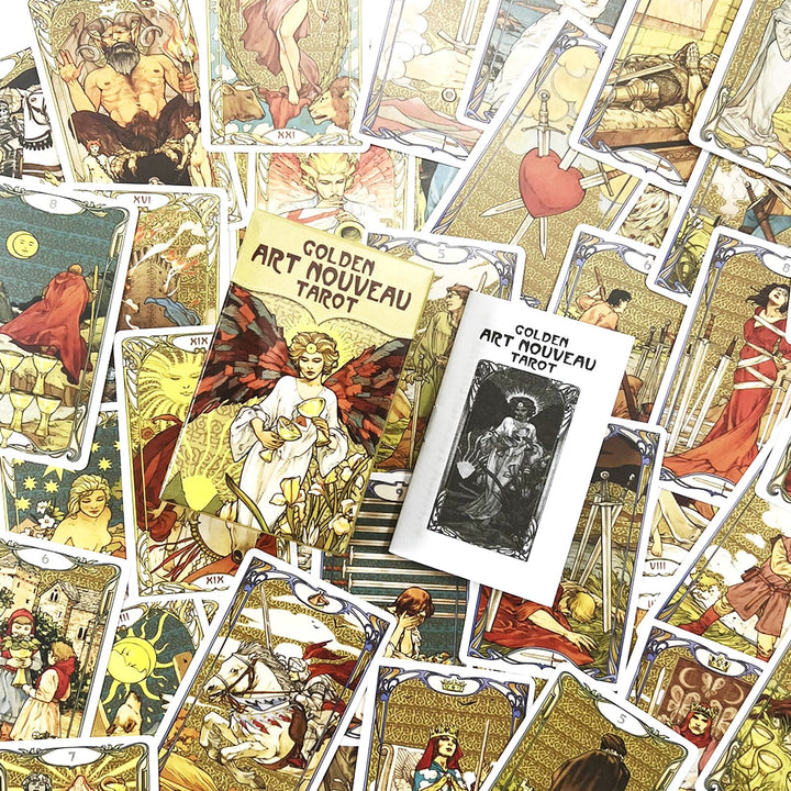 Olivenorma Golden Art Nouveau Tarot Deck Cards - image 6