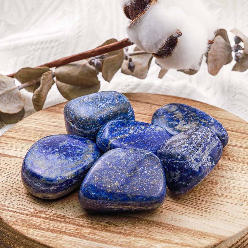 Olivenorma Lapis Lazuli Natural Tumbled Stone Set - image 2