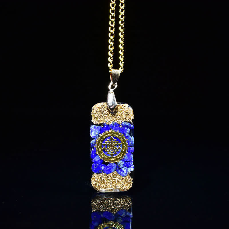 Olivenorma Raise Consciousness - Lapis Lazuli Orgone Energy Necklace - image 3