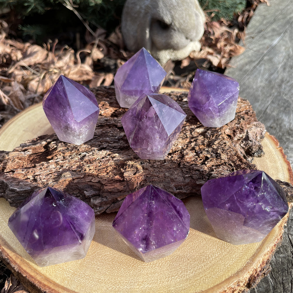 Olivenorma Amethyst Tower Point Large Chunky Obelisk Gemstone Decoration - image 1