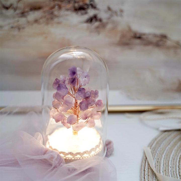 Olivenorma Christmas Tree Crystal Stone Night Light Decoration - image 20