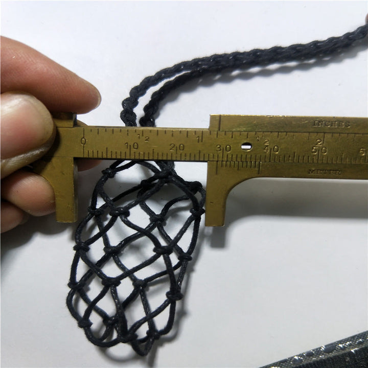 Olivenorma Handwoven Extra Large 5.5cm Adjustable Necklace Mesh Bag - image 6