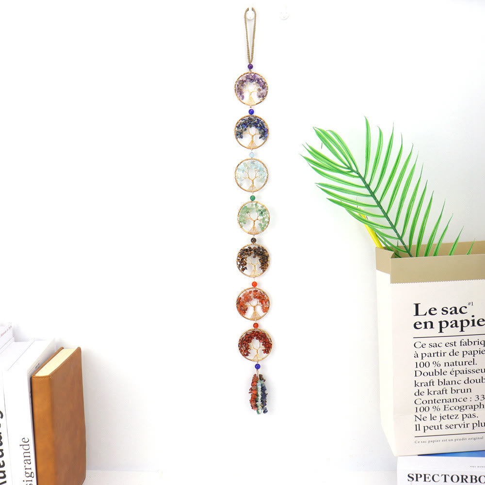 Olivenorma 7 Chakra Crystal Fengshui Tree Of Life Wall Decor - image 2