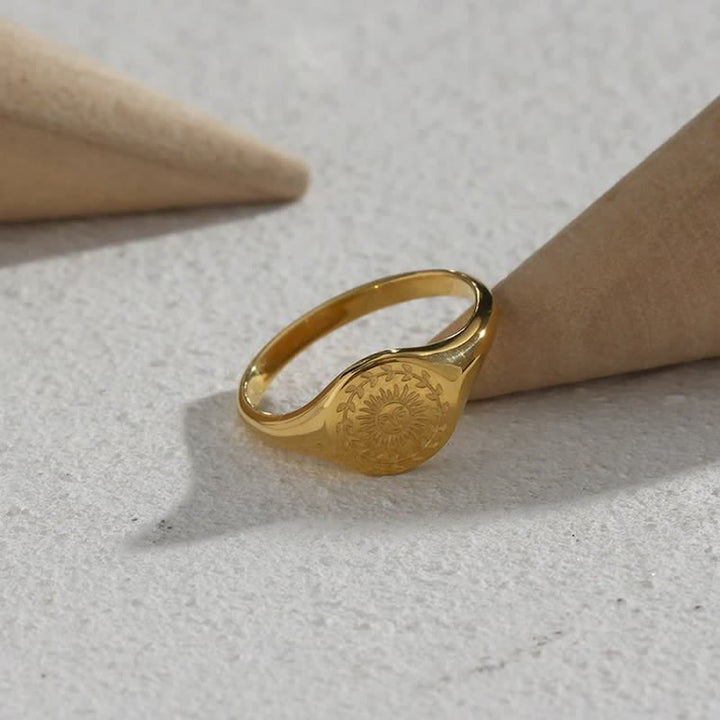 Olivenorma Tarot Card Sun And Moon Ring - The Sun - 8 - image 1