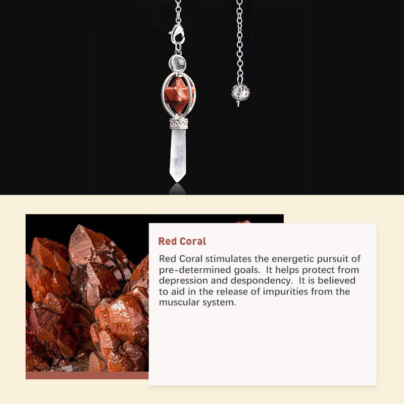 Natural Crystal Stone Pendulum - image 23