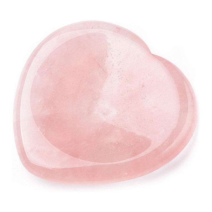 Olivenorma Rose Quartz Heart Thumb Worry Stone - Rose Quartz - image 0