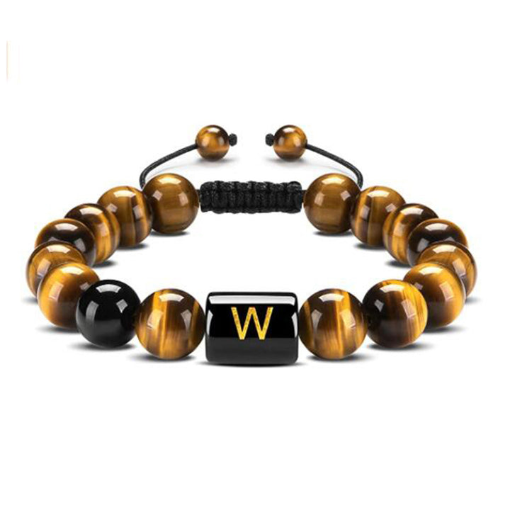 Tiger Eye Letter Protection Bracelet - Tiger Eye - W - image 26