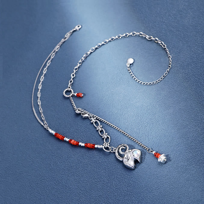 Olivenorma Moonstone Zodiac Pendant Alloy Necklace - image 17