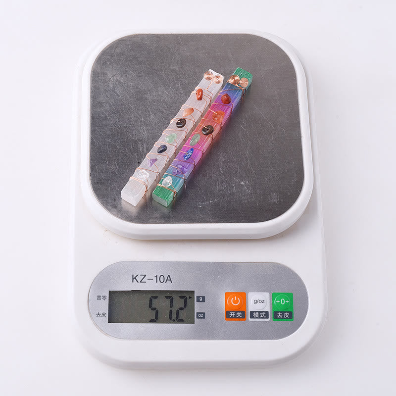 Olivenorma Chakra Moroccan Plaster Crystal Wands - image 16