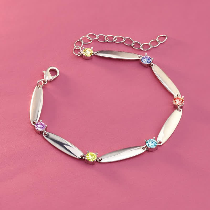 Olivenorma Family Names and Birthstones Bracelet - image 7