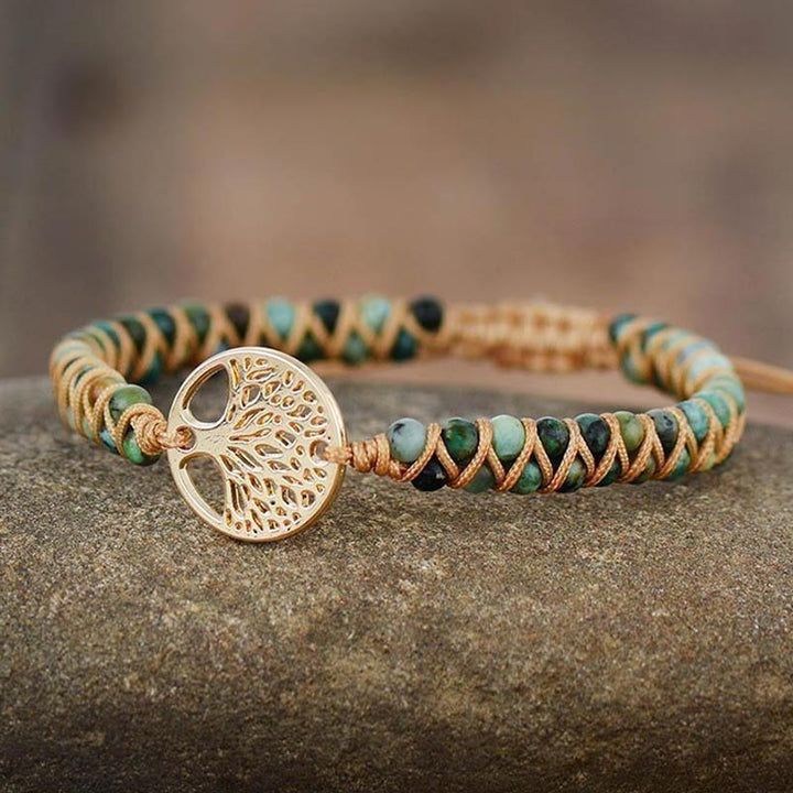 Turquoise Tree Of Life Bracelet - image 2