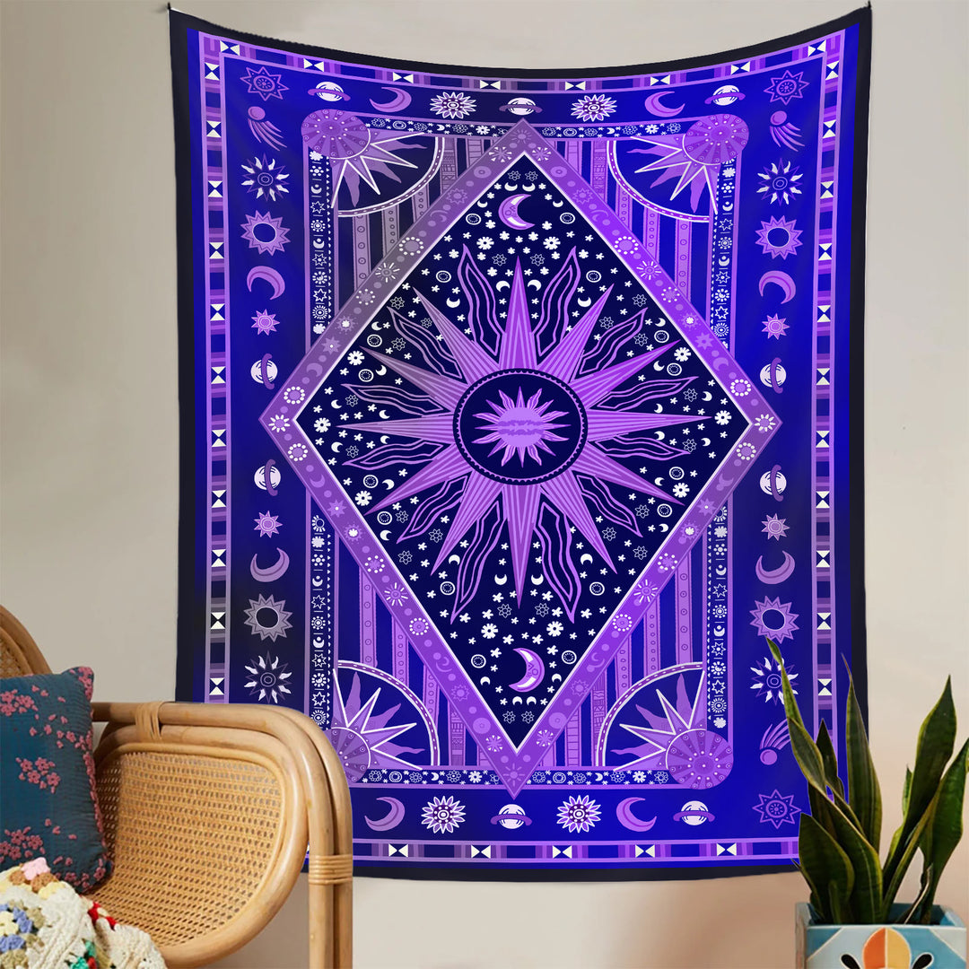 Olivenorma Sun Rays Moon Bohemia Tapestry - image 9
