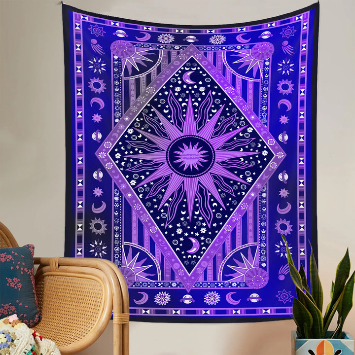 Olivenorma Sun Rays Moon Bohemia Tapestry - image 9