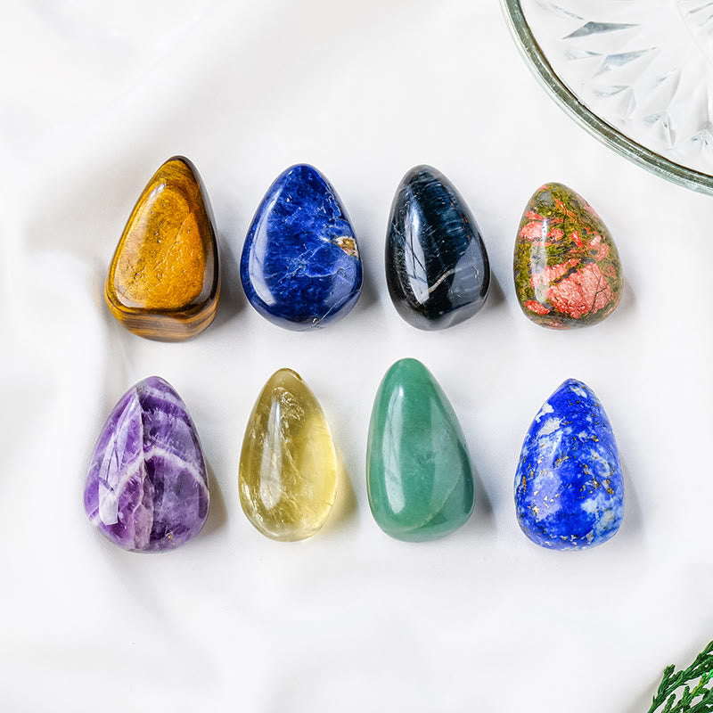 Olivenorma Natural Crystal Drop Shape Polished Play Natural Stone - image 28