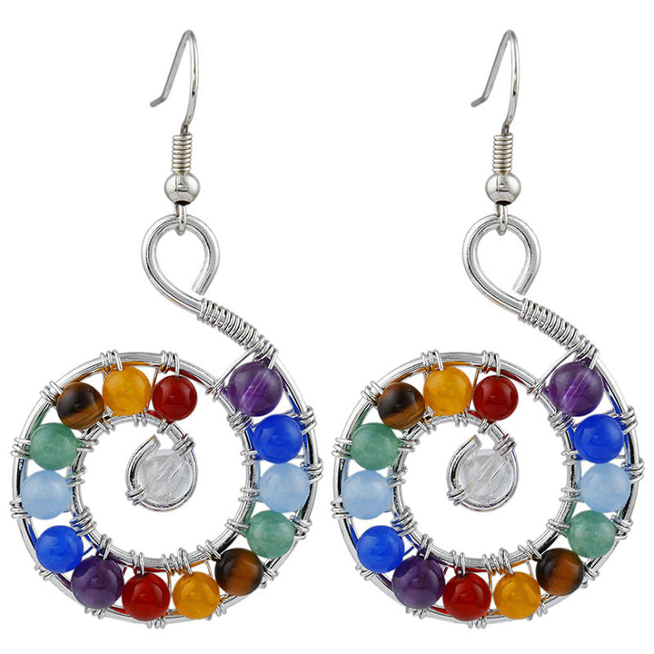 Chakra Orgone Earrings - Silver - image 6