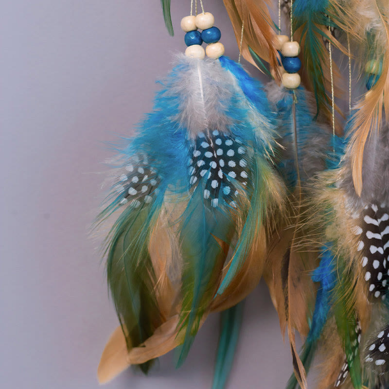 Olivenorma Turquoise Tree of Life Feather Dream Catcher - image 3