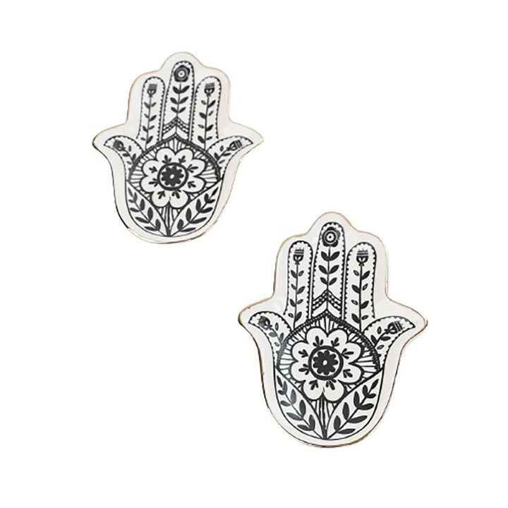 Olivenorma Trinket Ring Dish Hamsa Small Jewelry Coaster - image 2