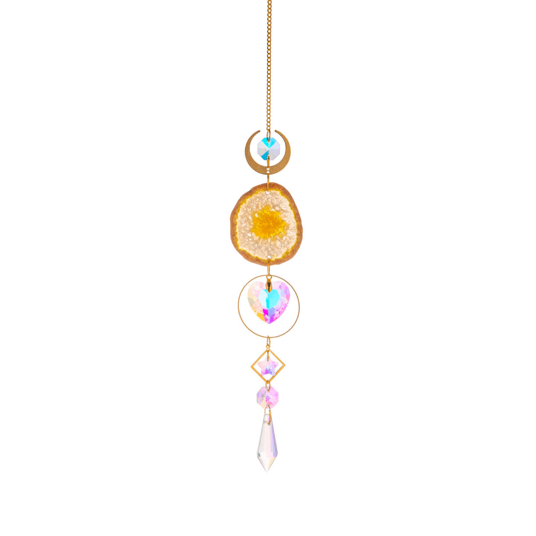 Olivenorma Agate Suncatcher Wind Chime - Citrine - image 11