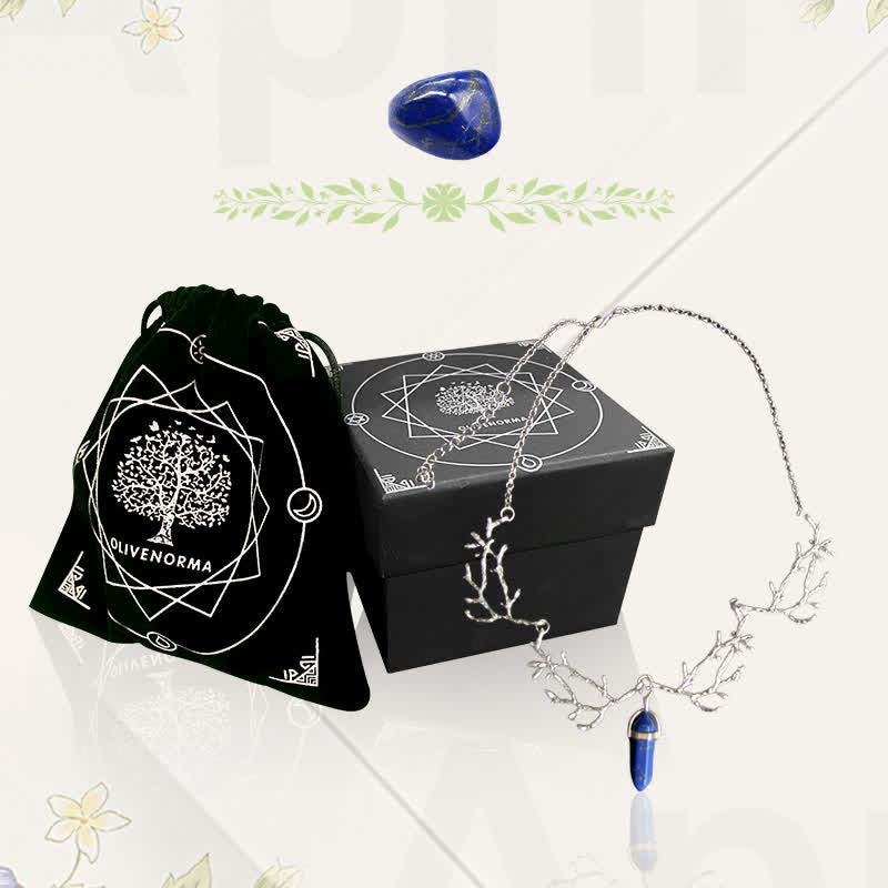 Olivenorma "The Light of Mantra" - Natural Crystal Hexagonal Necklace - image 24